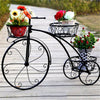 Antique Tricycle Plant Stand Indoor Outdoor Home Garden Patio Decor Hand Painted