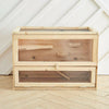 2 Tier Hamster Cage Wooden Small Animals Hutch Mice Rodent Play Exercise House