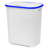 Laundry Basket Washing Clothes Storage Hamper Rattan Style Plastic Basket Large