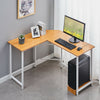 Black Computer Desk L Shape Home Office Desks Large PC Workstation Corner Table