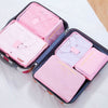6PCS Luggage Organiser Suitcase Waterproof Storage Bags Packing Travel Cubes UK