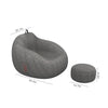 Bean Bag Gaming Gamer Cover Beanbag Indoor Outdoor Garden Arm Chair with pedal