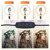 10 Inch LED Ring Light With Tripod and Phone Holder Make-up for Camera iPhone UK
