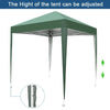 2 x 2 m Garden Wedding Pop-Up Party Tent Canopy Sun shade Patio Gazebo Green