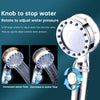 Shower Head Water Saving Flow 360° Rotating with Small Fan High Pressure Spray