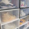 UK 1/3/5PCS Large PP Shoe Box Sneaker Display Collection Stackable For AJ&Jordan