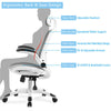 High Back Mesh Office Chair Ergonomic Swivel Chair Adjustable Headrest Armrest