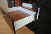 Large 2 Door 2 Drawer Sideboard Black White Grey Cupboard TV Cabinet Furniture