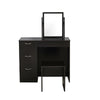 Modern Dressing Table Vanity Makeup Jewellery Desk 3 Drawer &Mirror Bedroom UK