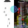 Wind Chimes Solar Powered LED Light Changing Hanging Garden Yard Outdoor Decor