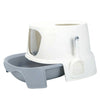 Plastic Cat Kitten Litter Box Large Hooded Enclosed Pet Toilet Tray With Scoop