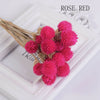 15Pcs Dried Flower Bouquets Artificial Strawberries Grass Flower Home Decor DIY