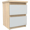 Bedside Cabinet Table Nightstand 30 x 30 x 40cm 2 Drawers Modern Design