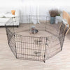 8 Panels Pet Dog Play Pen Puppy Rabbit Playpen Detachable Cage Fence Kennel