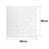 10 Self Adhesive Stick ON Wall Paper 3D Foam Brick Wall Tile Stickers Waterproof