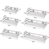 Stainless Steel Storage Shelf Bottle Organizer Spices Jars Rack Kitchen Bathroom