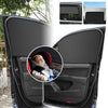 4x Universal Car Sun Magnetic Rear Window UV Protector Sun Shade For Kids Baby