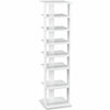7-tier Single Shoe Storage Rack Stand Organiser Unit Shoe Shelf Wooden