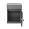Large Steel Parcel Delivery Drop Box Lockable Home Storage Letter Mail Post Box