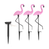 Solar Powered Flamingo Lawn Lamp Outdoor Stake Landscape LED Lights Garden Decor