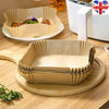 Square Air Fryer Disposable Paper Liner Non-Stick Baking Paper Liners WaterProof
