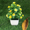 2021 Realistic Artificial Flowers Plant In Pot Outdoor Home Office Decoration-1