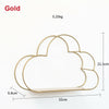 Cloud Shaped Wall Hanging Storage Rack Metal Show Display Holder Home Decor