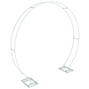 Metal Wedding Arch Frame Moongate Garden Party Standing Backdrop Flower Display