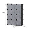 Mondeer 12 Cube Plastic Storage Wardrobe DIY Clothes Closet Organizer Cupboard