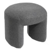Faux Fur Footstool Dressing Table Stool Bedroom Makeup Chair Seat Round Footrest