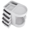 Tabletop Makeup Organizer Box 4 Drawer Perfume Jewelry Case Storage Organizer