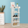 4/5/7 Tier Vertical Shoe Rack Storage Cabinet Home Organiser Footwear Wood Shelf