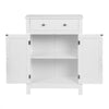 Freestanding Bathroom Cabinet Cupboard Unit with Shelf Drawers Storage MDF White