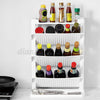 2/3 Tier Rotating Jars Spice Rack Organiser Free Standing Kitchen Storage Holder