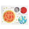 9 Planet Outer Space Wall Sticker Kids Bedroom Mural Decals Solar System Decor
