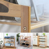 Bamboo Wooden Shoe Rack Slatted Storage Plant Stand Organiser Shelf Holder