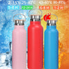 Stainless Steel Water Bottle Double Wall Insulated Vacuum Gym Metal Flask Sports
