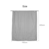 Modern Waterproof Geometric Bathroom Shower Curtain With Hooks Long 180 x 200cm