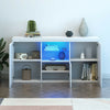 Modern TV Unit Cabinet Sideboard Cupboard Matt Body & High Gloss Doors LED Light