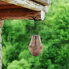 Solar Power LED Lantern Outdoor Garden Hanging Lamp Lawn Landscape Light Metal