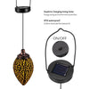 Solar Lantern_Hanging Light LED Yard Outdoor Garden Lamp Retro Decor Waterproof_