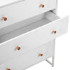 White Modern 4 Chest of Drawers Bedroom Hallway Furniture Clothes Storage