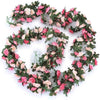 Artificial Rose Flower Floral Fake Vine Hanging Garland Party Wedding Decor Chic