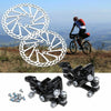 Mountain Bike Road Bicycle 160mm Rotors Front Rear Disc Brake Caliper Set Kit