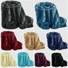 Fleece Blanket Large Sofa Throw Soft Warm Faux Fur Mink Double & King Size