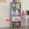 5 Tier Modern Book Shelves Storage Shelf Bookcase Display Unit Stand Organizer