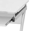 Corner Computer Desk Small Spaces on Castors PC Table Bedroom Home Office Study