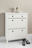 Shoe Storage Cabinet Deluxe with Storage Drawer Cotswold in White