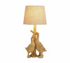 Animal Birds Ducks Table Lamp Natural Wood Lightshade Home Decoration Ornament