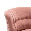Scallop Shell Button Back Armchair Occasional Lounge Single Sofa Chair Wing Back
